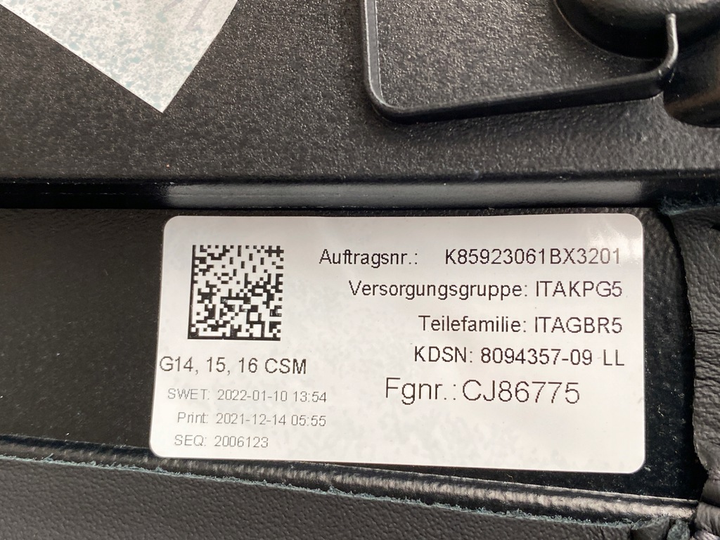 фото №10, Bmw m8 f91 f92 f93 8 g14 g15 защита центральная консоли панели bowers 8094357