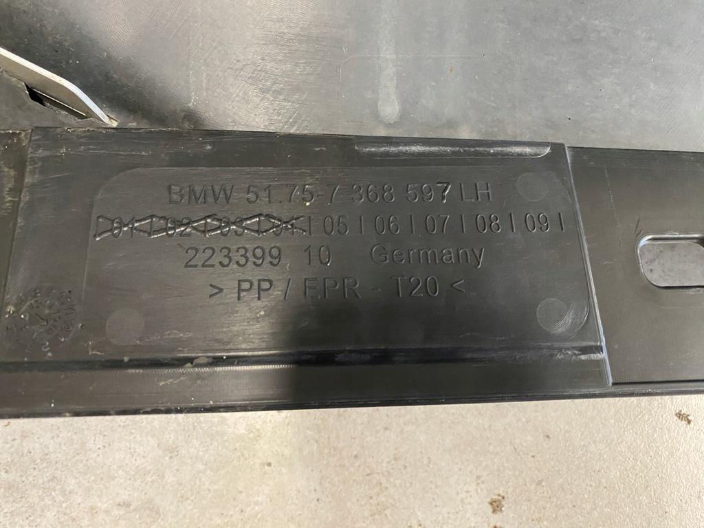 фото №11, Bmw i3 поріг накладка поріг ліва 7368597