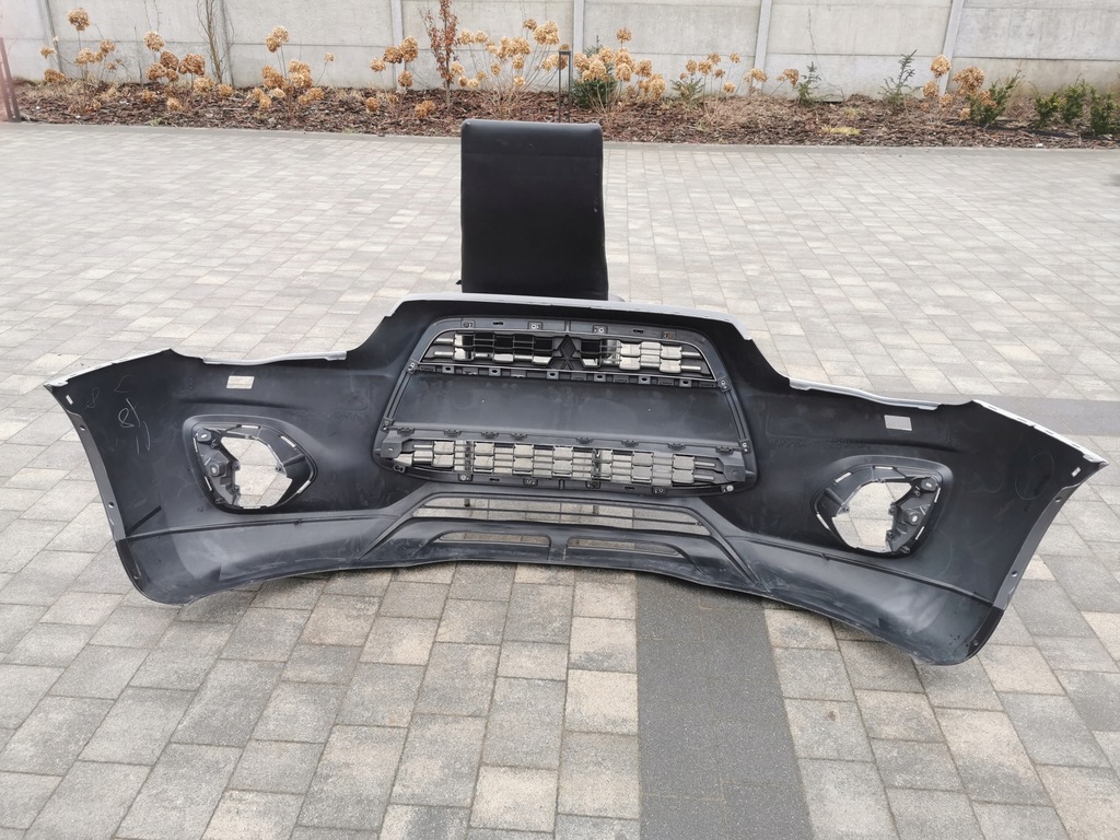 фото №14, Бампер, решітка радіатора, решітка радіатора, решітка середня, хром mitsubischi asx