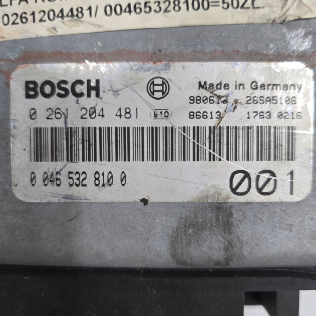 фото №2, Alfa romeo 145 - 146 2000 блок управления / модуль ecu 0261204481