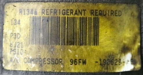 фото №2, Ford ka 96 r 1.3 компрессор компрессор кондиционера