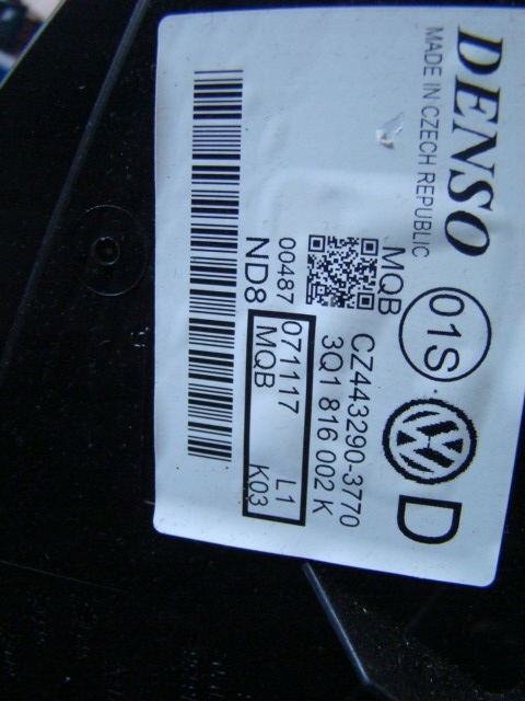 фото №5, Отопитель passat b8 3q1816002k