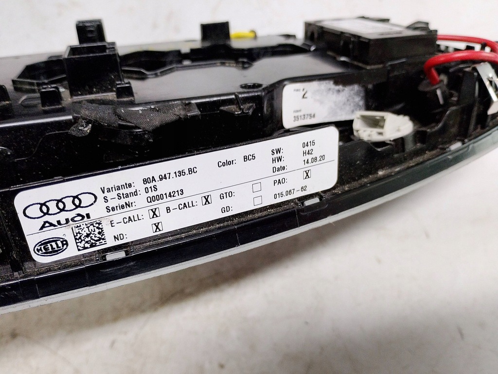 фото №8, Audi лампа стельовий 80a947135bc europa