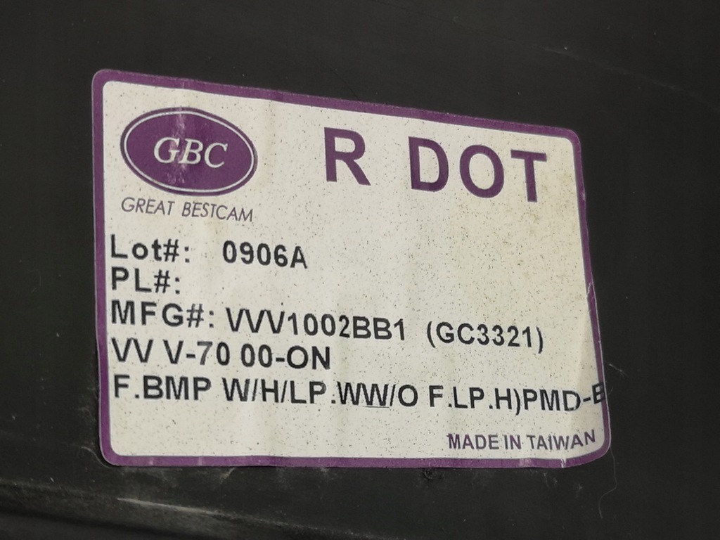 фото №8, Бампер перед volvo v70 ii 2000-2007 / gbc gc3321