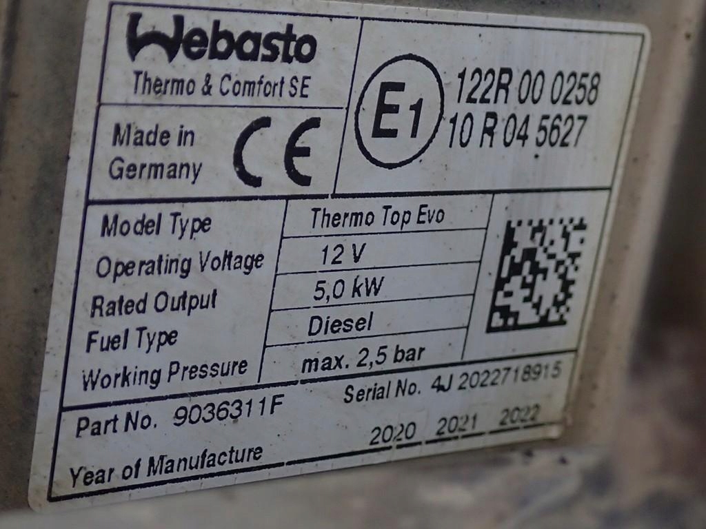 фото №8, Webasto обогреватель стояночный комплект vw transporter t6 t6.1 2.0 tdi 21r