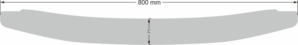 фото №9, Молдинг na бампер mitsubishi outlander i 2001-06