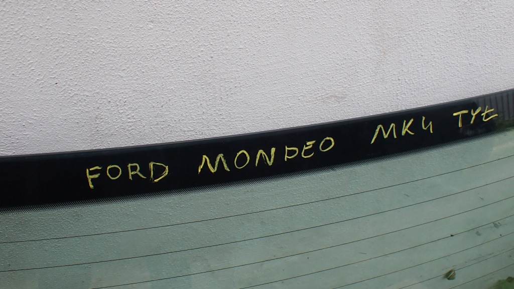 фото №2, Ford mondeo mk4 стекло задняя hb