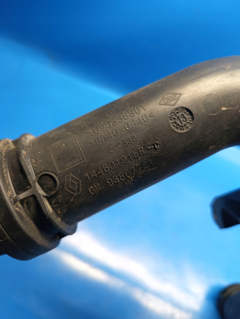 фото №5, Труба шланг інтеркулер opel vivaro b renault trafic iii 14r.- 1.6 dci