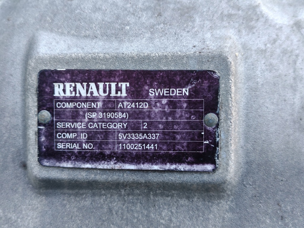 фото №7, Коробка передач передач at2412d at 2412 d volvo fh13 fm renault premium magnum dxi