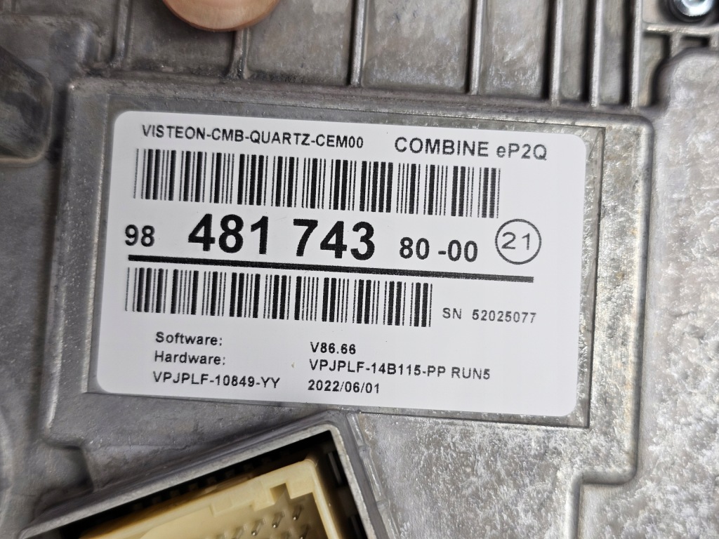 фото №12, Лічильник приладова панель дисплей i-cockpit peugeot 208 2008 ii 9848174380