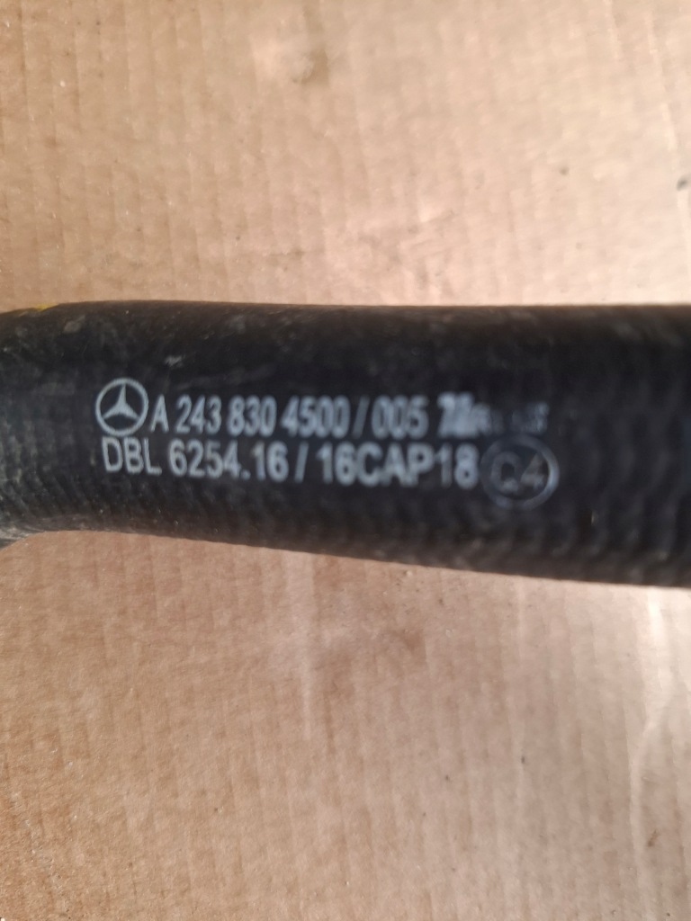 фото №3, Mercedes eqa eqb шланг wąż труба wody a2438304500
