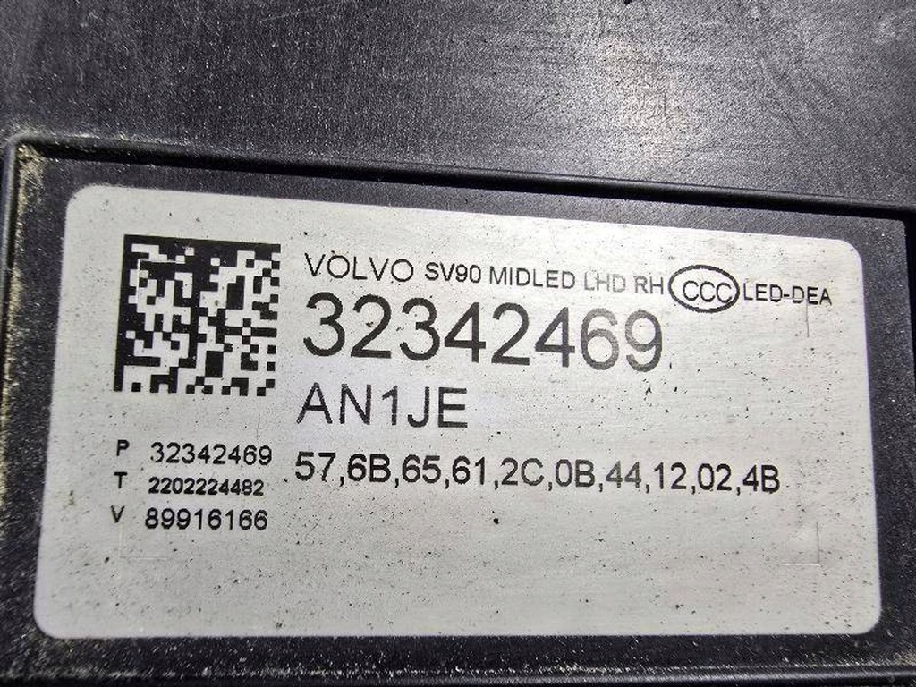 фото №16, Volvo s90, v90 32342469 full led лампа передня перед права