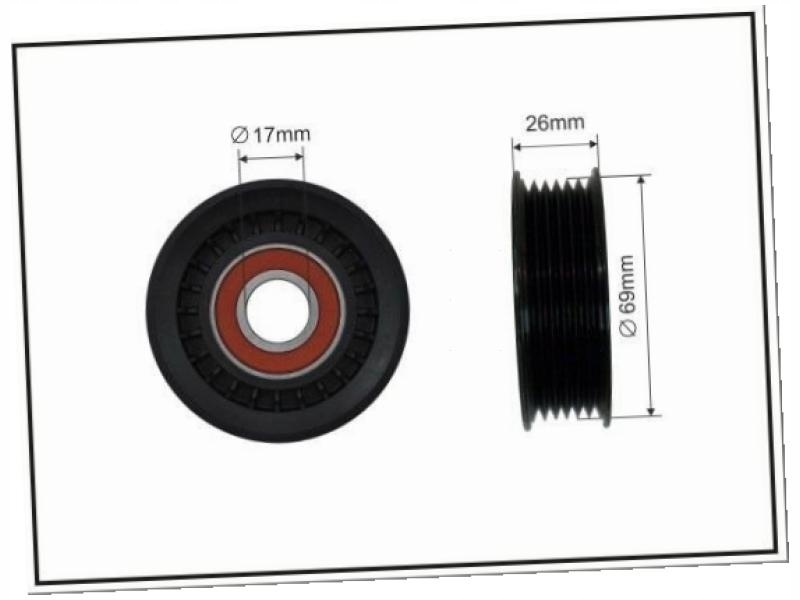 фото №2, Ролик натяжителя ремень клиновой ford transit connect 1.8 mazda tribute 2.0