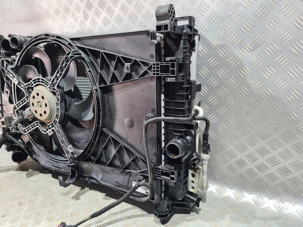 фото №8, Комплект радіатор радіатор wody вентилятор інтеркулер meriva b 1.4 turbo