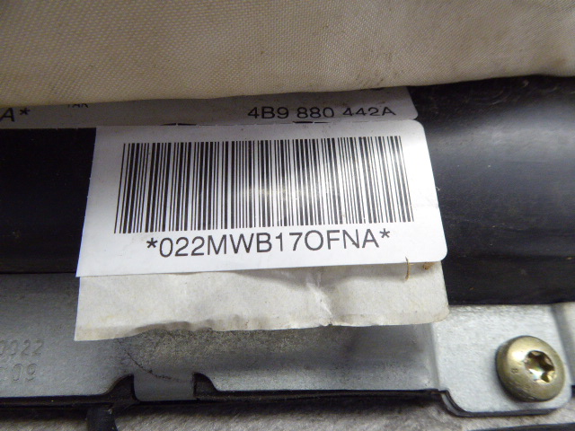 фото №9, Audi a6 c5 подушка подушка безопасности сиденье задняя правая kombi