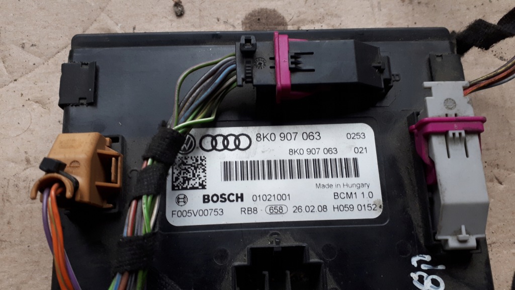 фото №5, Блок управления модуль блок управления бортовой сетью audi a4 b8 8k0907063