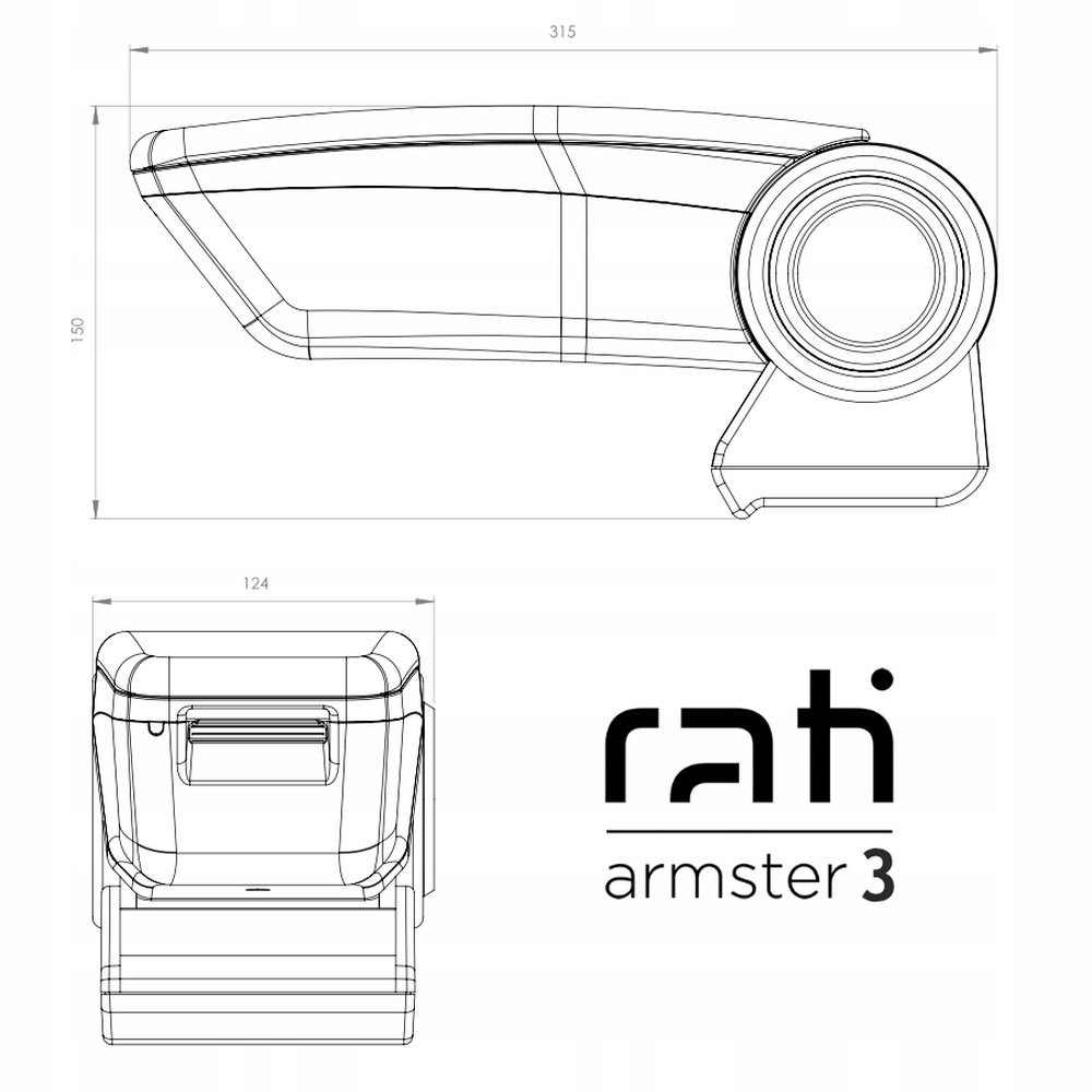 фото №11, Підлокітник armster 3, mazda 2, 2015- ; mazda cx-3, 2015-2021, тканина