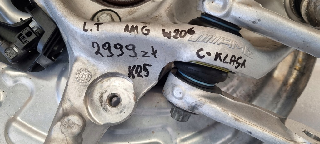 фото №12, Mercedes w206 c klasa amg поворотный кулак левая задняя рычаг a2064500 a2063101