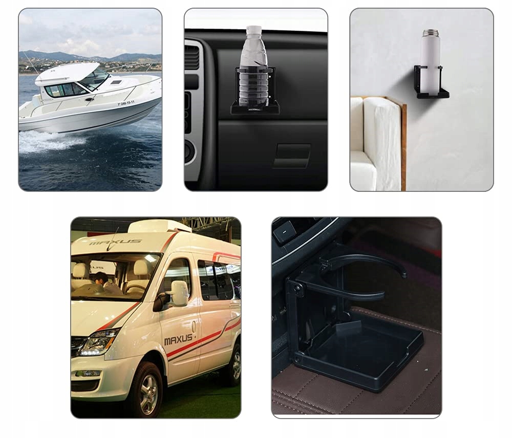 фото №12, 2x кронштейн автомобіля чашка універсальний чашка кронштейн