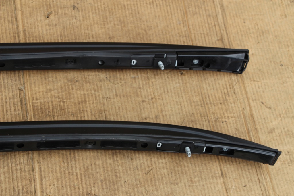 Bmw 5 g31 рейлинг комплект рейлинги кровельные чёрные матовый + уплотнители оригинал Доставка