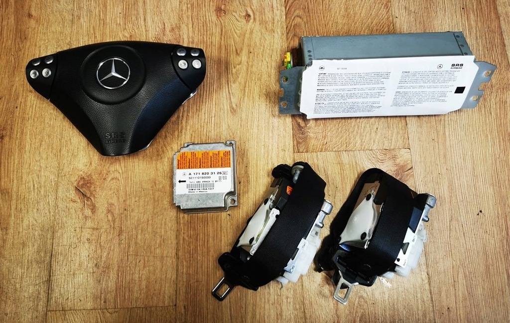 фото №1, Mercedes slk w171 r171 подушка безопасности подушки безопасности натяжители натяжители датчик демонтаж