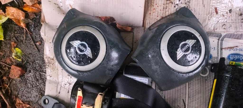 фото №4, Mini one cooper r50 r52 подушки безпеки подушка безпеки натягувачі