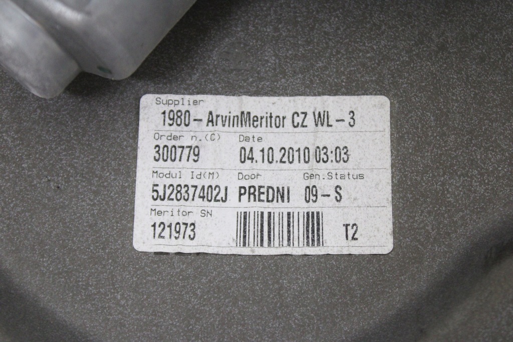 фото №10, Skoda fabia ii 2007r- підйомник скло правий перед