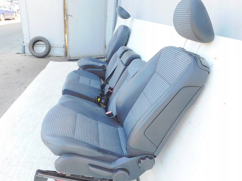 фото №6, Mercedes a w169 3d салон сиденья заднее сиденье kpl