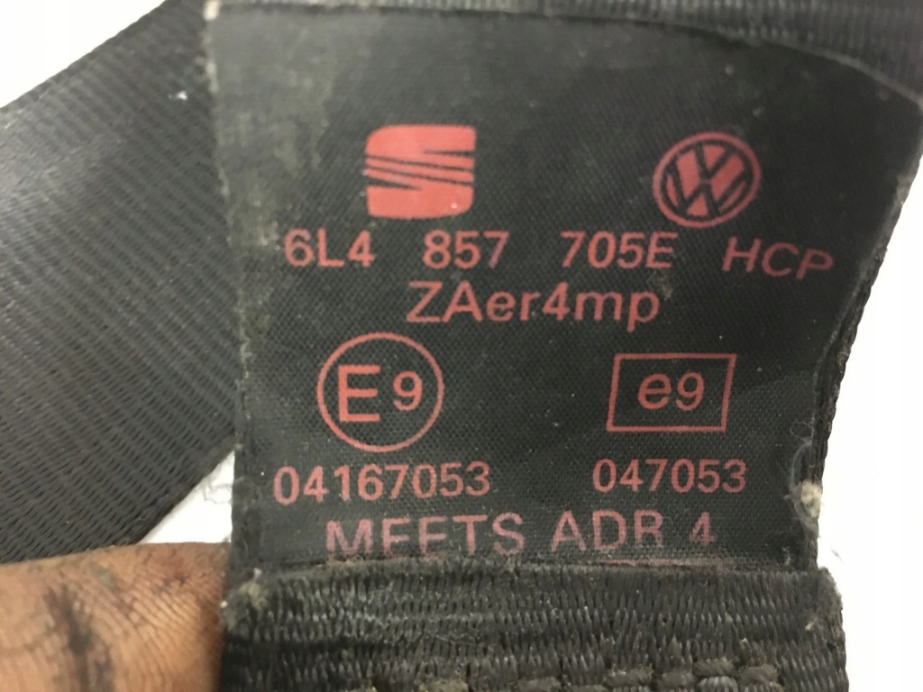 фото №13, Pas безопасности левый перед seat ibiza iii 6l4857705e