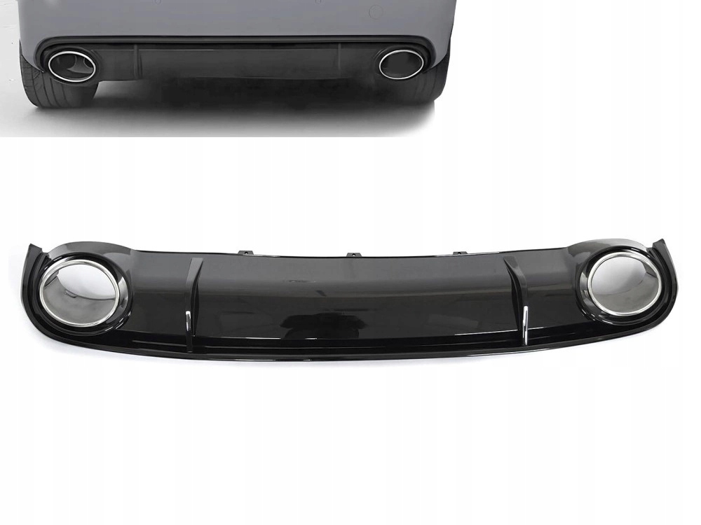 фото №1, Дифузор наконечники audi a4 b8 08-11 rs4 look