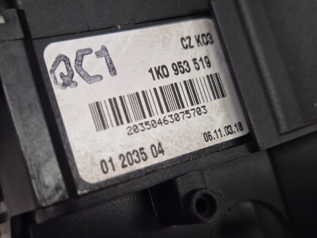 фото №7, Рычаг переключатели круиз-контроль fis модуль блок управления vw golf v touran caddy altea