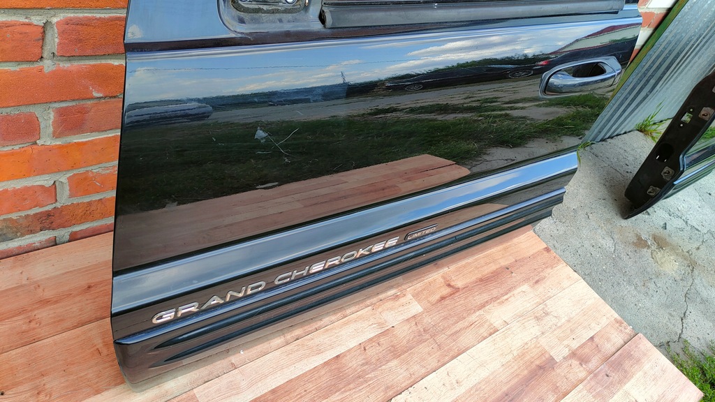 фото №8, Jeep grand cherokee wj дверь левый перед чёрные