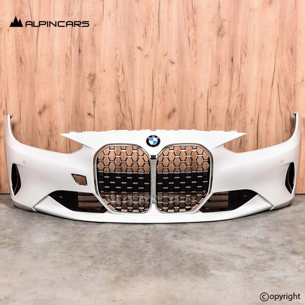 фото №8, Bmw 4 g22 g23 us бампер перед alpinweiss