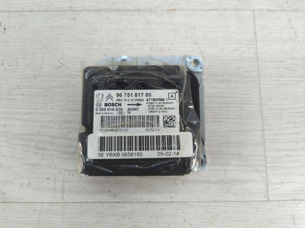 фото №1, Датчик модуль подушка безопасности peugeot 3008 i bosch 9675181780 0285010830
