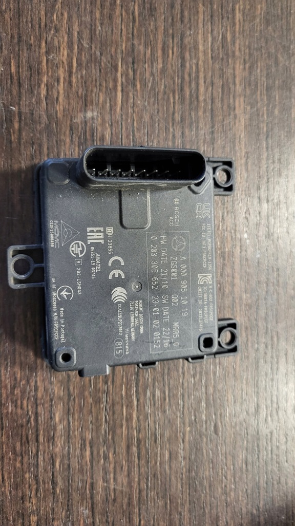 фото №1, Mercedes w177 eqs модуль радар датчик distronic a0009007054