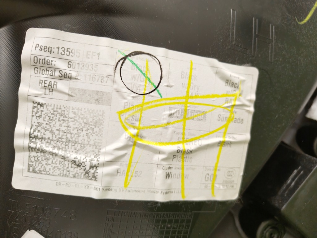 фото №10, Bmw x3 g01 середина обивка сиденья туннель заднее сиденье обшивки кожа