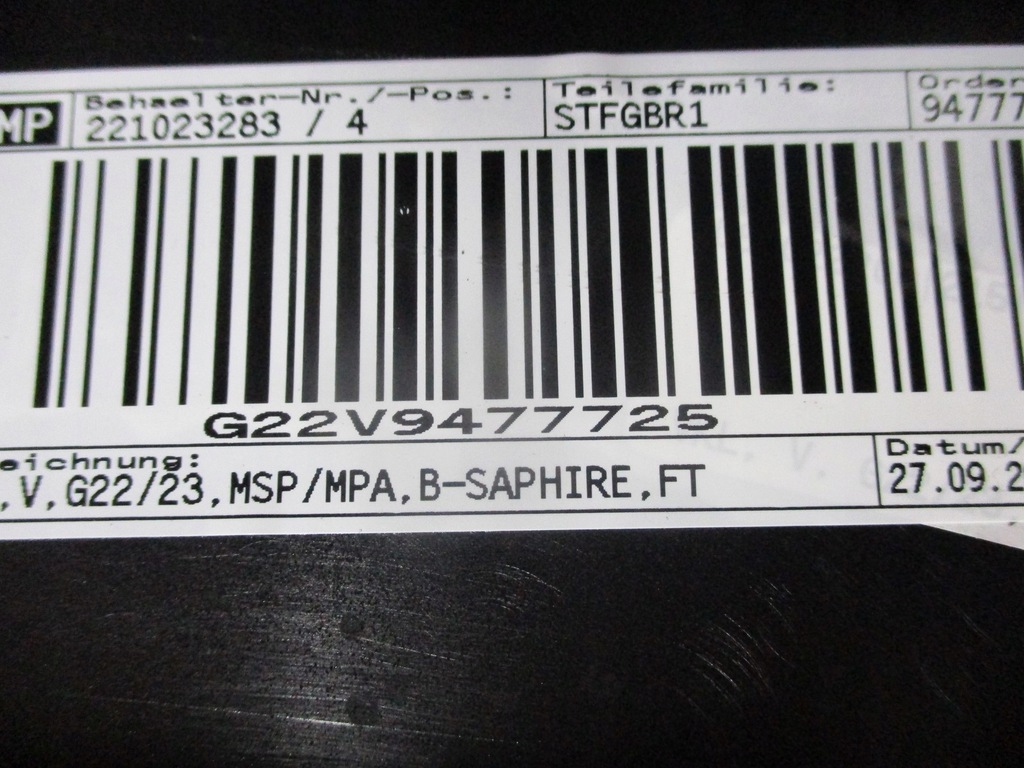 фото №11, Бампер bmw 4 g22 usa m-pakiet 23r 6pdc pod радар камера