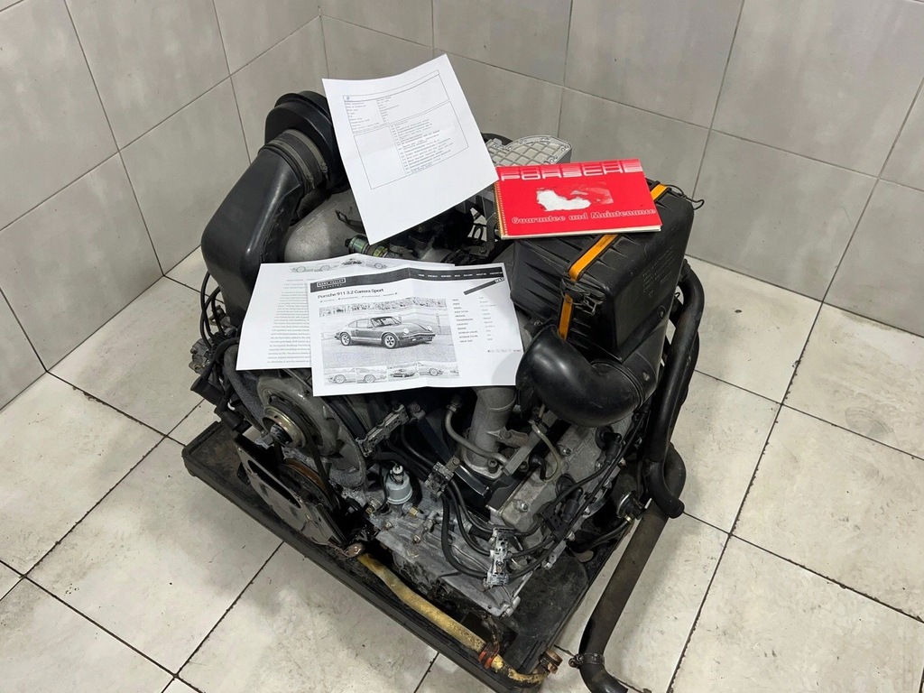 фото №11, W pełni przebudowany 1987 porsche carrera 911 kompletny двигатель 3.2 охлаждаемый воздухом 63h