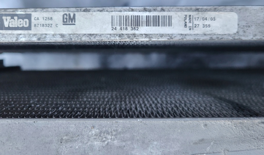 Радиатор воды кондиционер вентиляторы opel signum vectra c 2.2 direct оригинальный номер европа Доставка