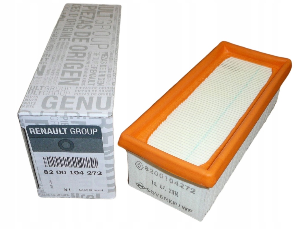 фото №1, Фільтр повітря renault clio ii kangoo i 8200104272 оригінал