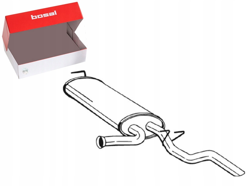 фото №5, Гасник renault master ii 2.5d 97- насадка. / bosal/ bosal 279-911