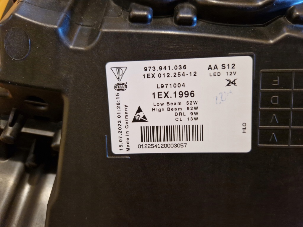 фото №16, Idealne полный лампы перед porsche panamera ii 971 973 2023 matrix eu