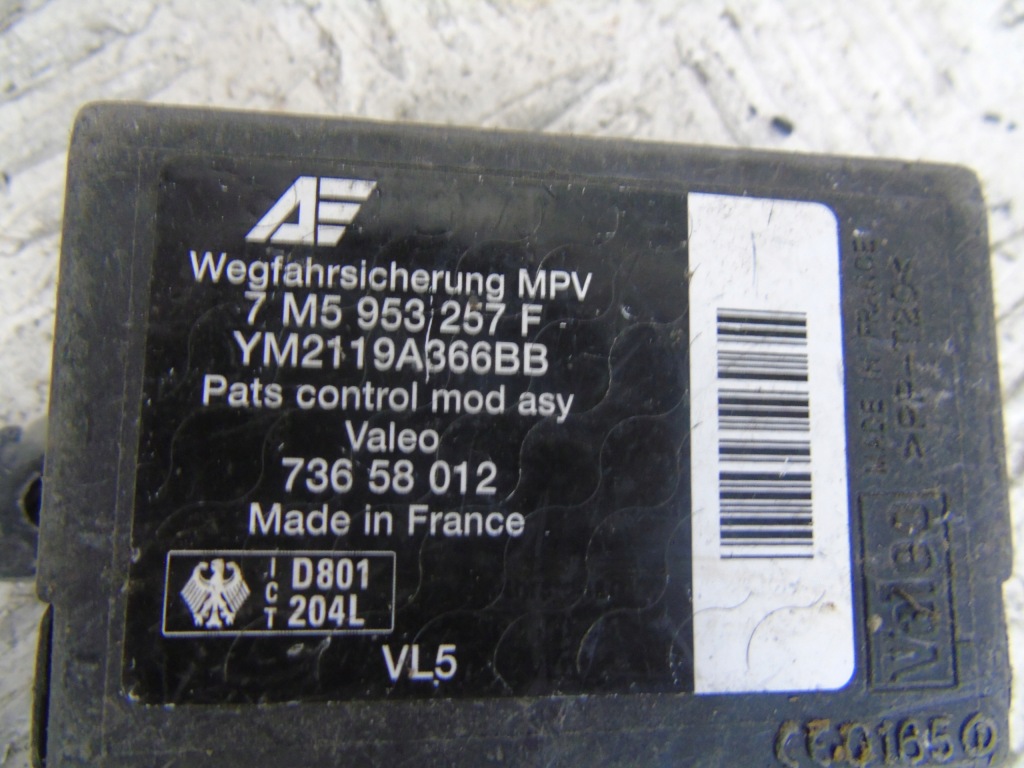 фото №3, Модуль иммобилайзер ford 7m5953257f