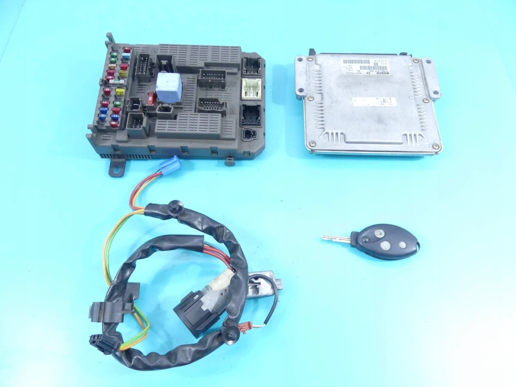 фото №1, Бортовой компьютер набор citroen c5 i 2.0 hdi