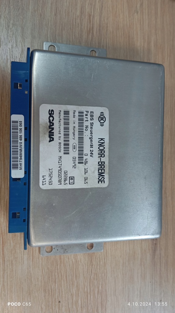 фото №1, Блок управления модуль ebs scania r 1863489 0486106065