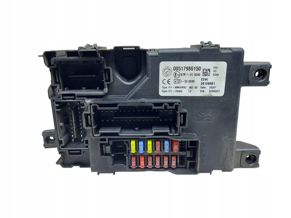 фото №1, Fiat punto grande 1.3 jtd модуль bsi 00517986150