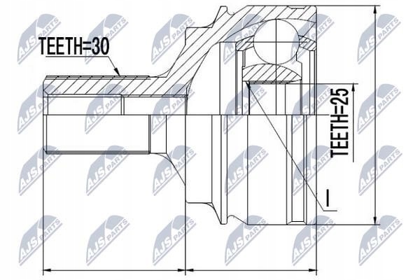 фото №4, Шарнір зовнішній mercedes klasa c s e glk cl cls