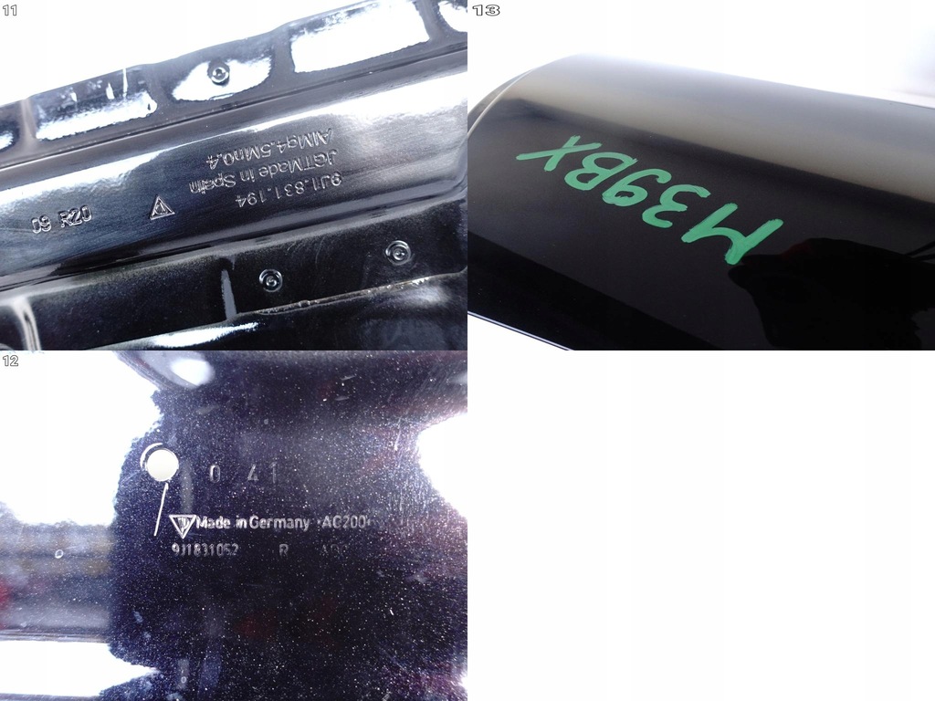 фото №12, Porsche taycan 9j1 19- двері праве перед