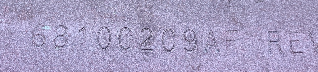 фото №9, Dodge charger 2018 балка бампера перед підсилювач 68100209af prv