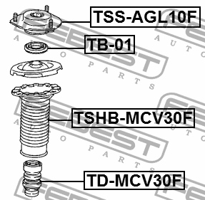 фото №6, Подушка амортизатора перед do lexus rx 270 350
